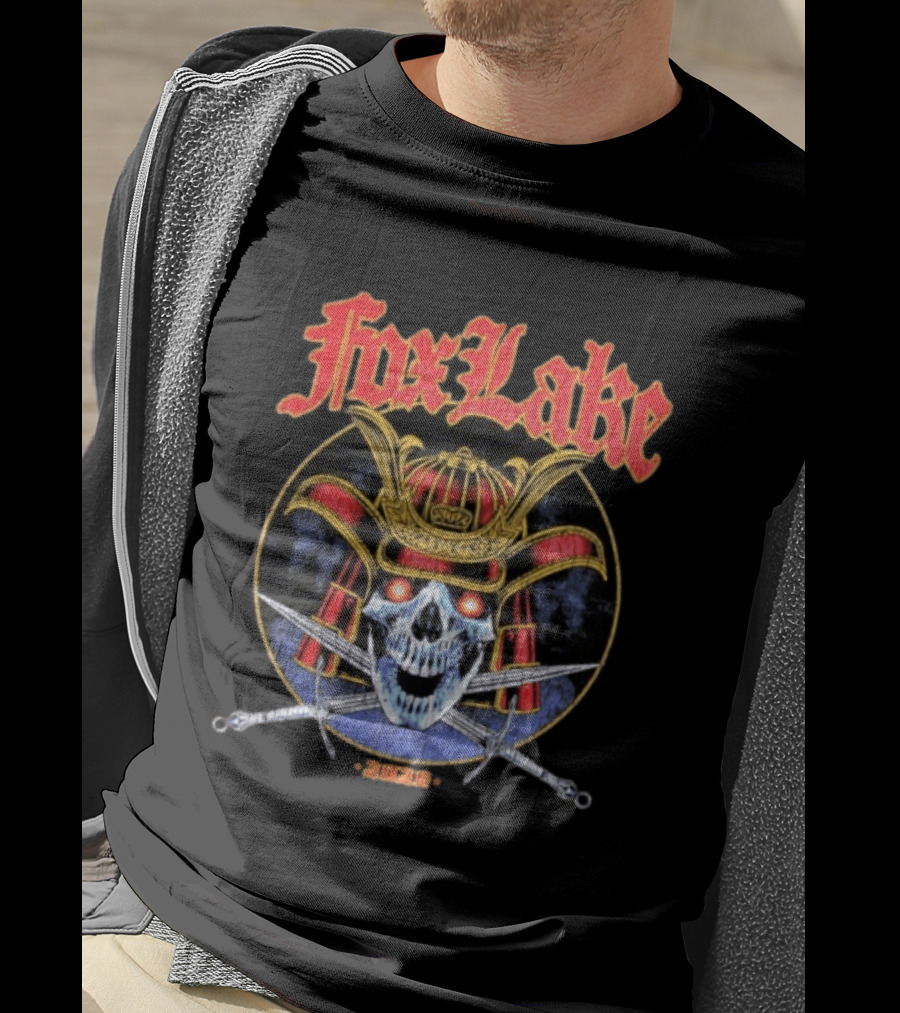 Fox Lake Samurai Skull 2026 Are You Ready To Die T-Shirt