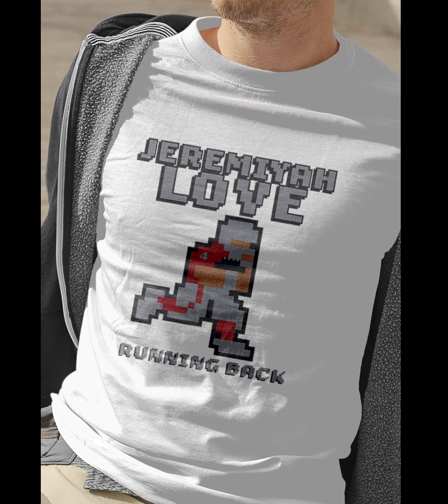 Jeremiyah Love Running Back 8 Bit T-Shirt