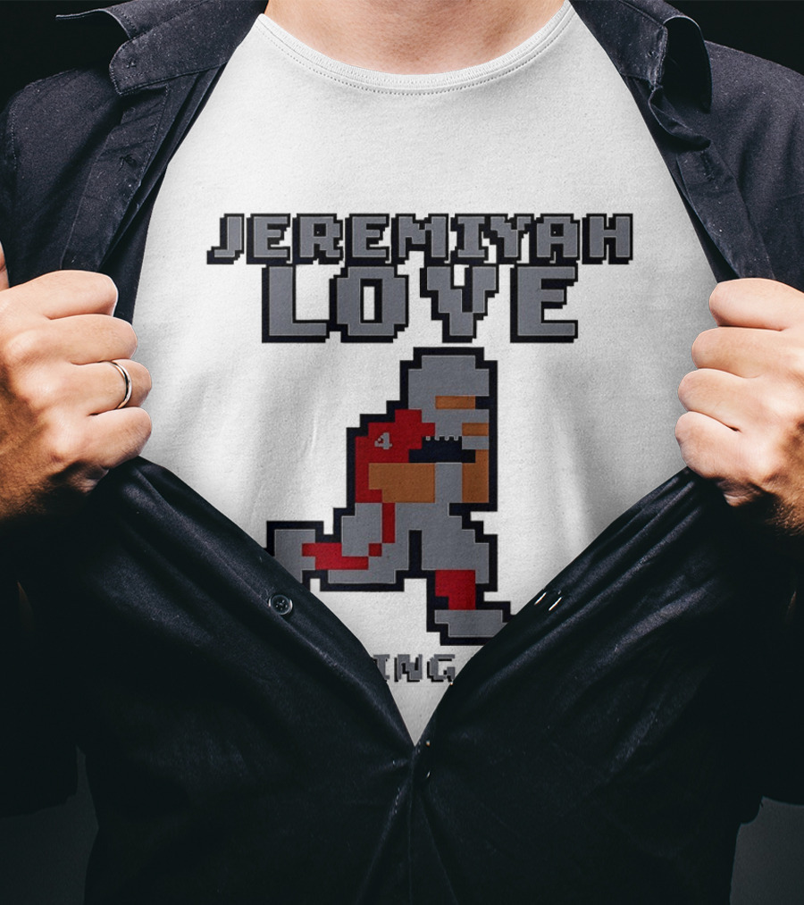 Jeremiyah Love Running Back 8 Bit T-Shirt