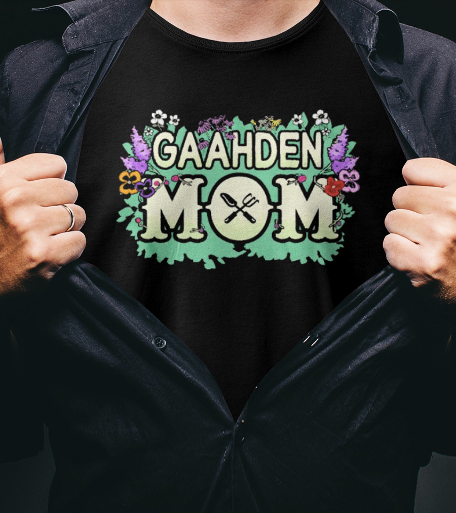 Gaahden Mom Gardening Tools Floral T-Shirt