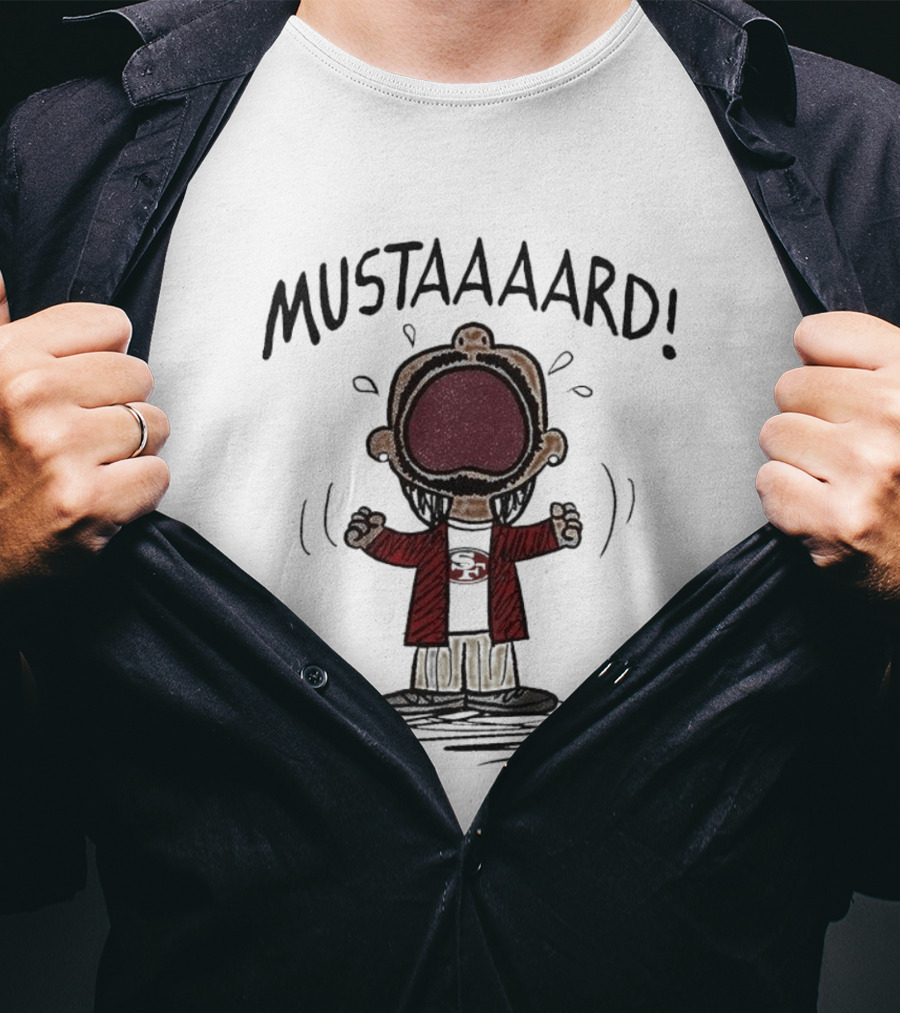 San Francisco 49ers Mustard Crying Character 2024 T-Shirt