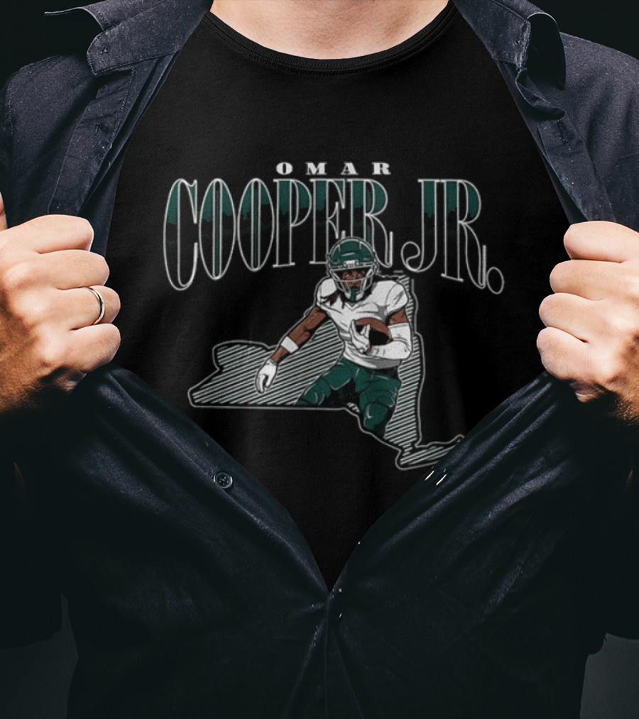 Omar Cooper Jr Football Star New York State Dynamic Action T-Shirt