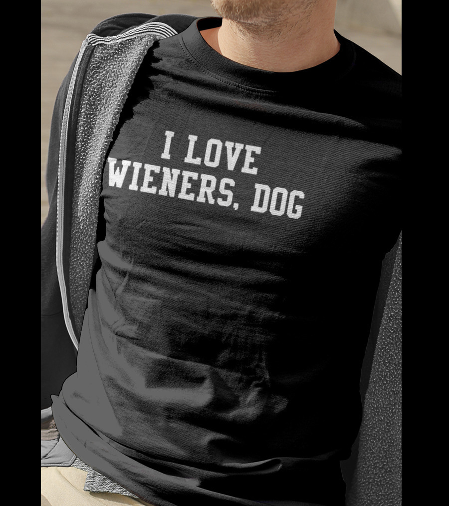 Brandon Walker I Love Wieners Dog T-Shirt