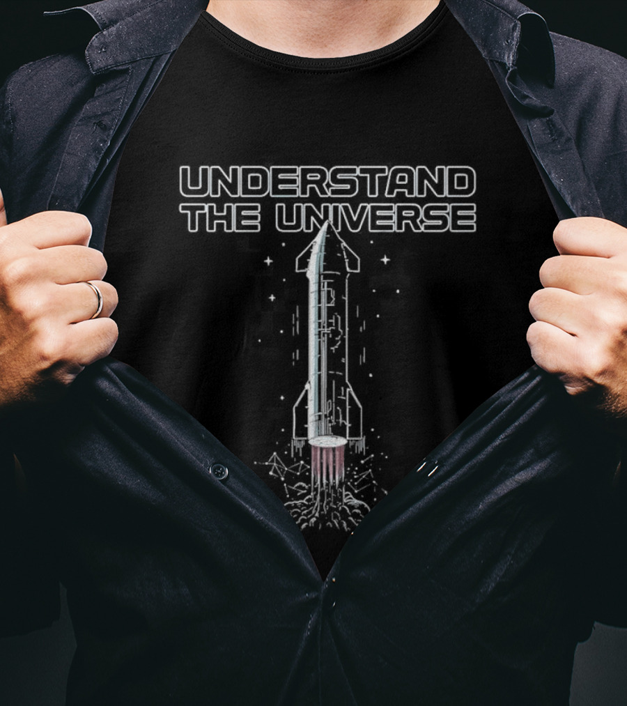 Understand The Universe Elon Chron Rocket T-Shirt