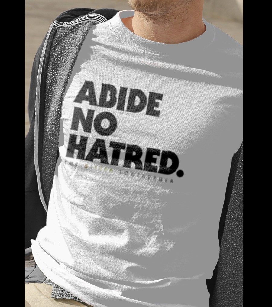 Abide No Hatred Top Button Souvenir T-Shirt