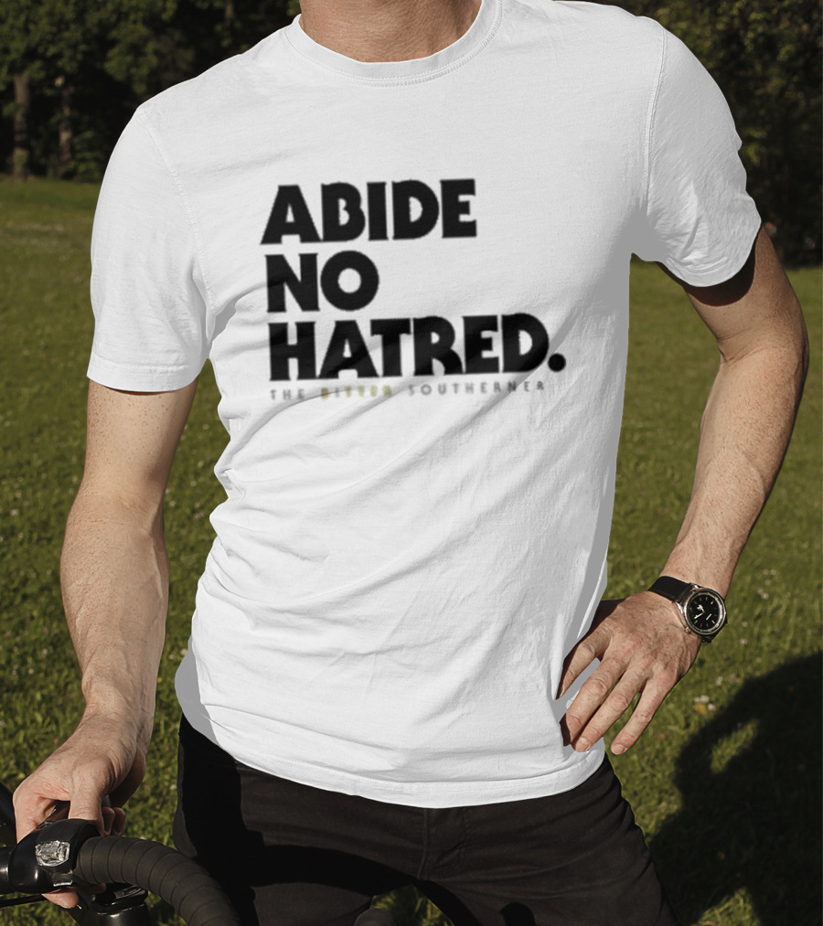 Abide No Hatred Top Button Souvenir T-Shirt