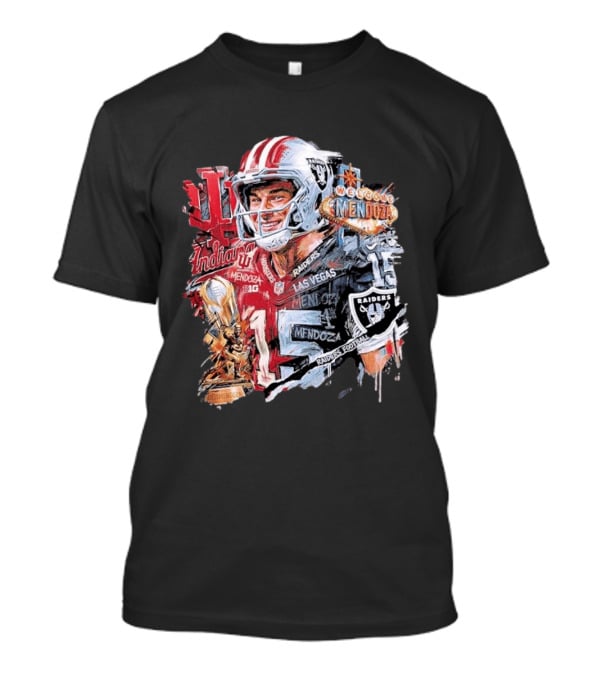 Las Vegas Raiders Football Welcome Mendoza Raiders Indiana 15 T-Shirt