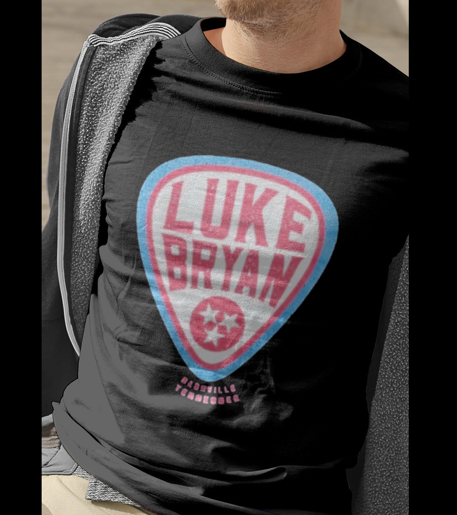 Luke Bryan Nashville Tennessee Pick Three Stars T-Shirt