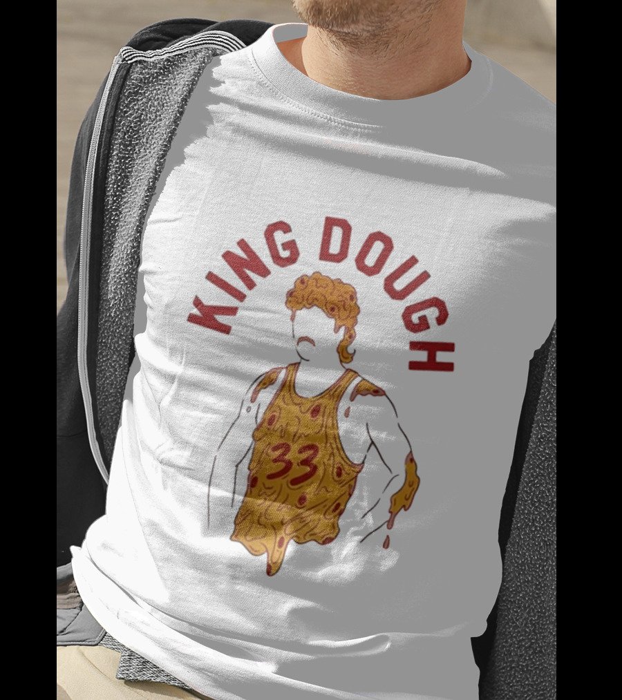 King Dough 33 Pizza Basketball T-Shirt