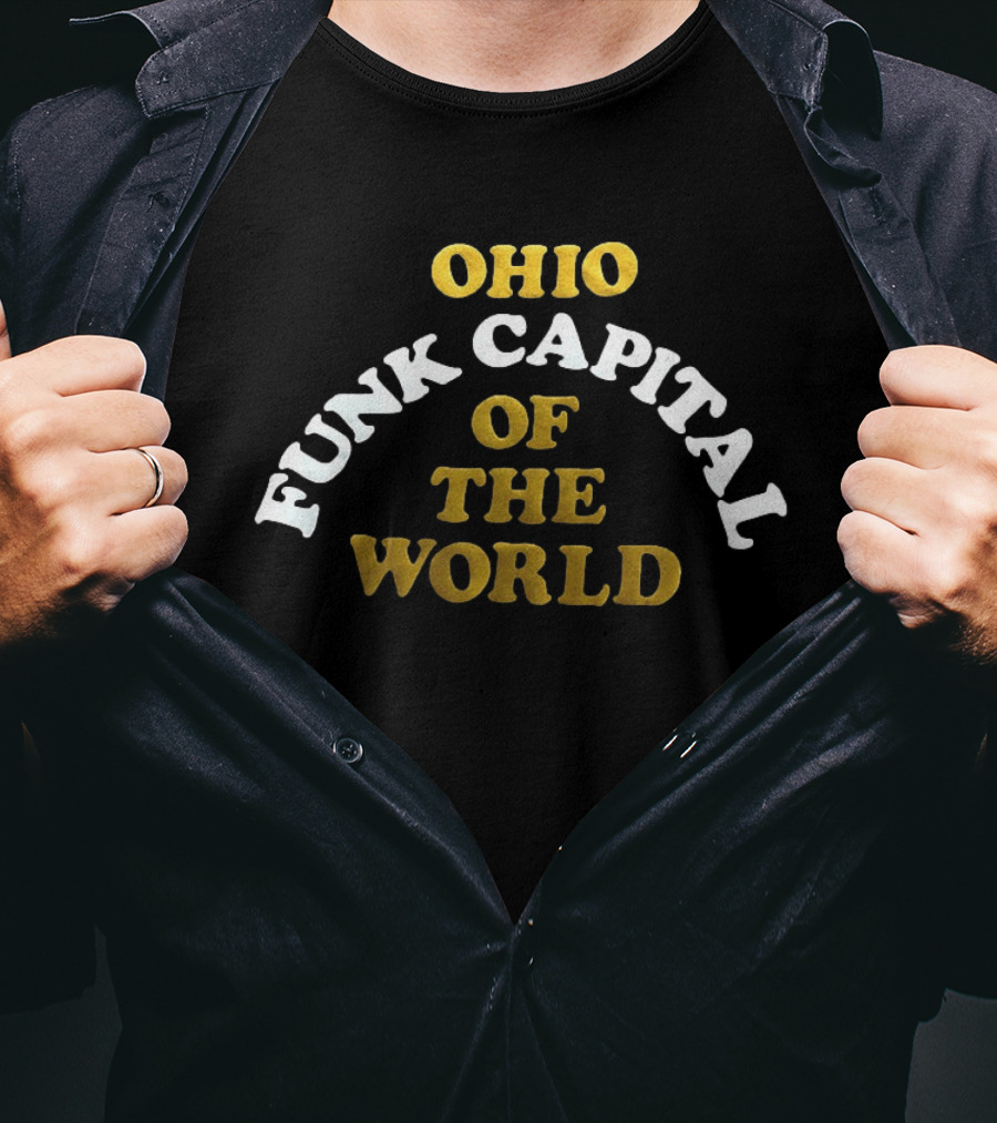 Ohio Funk Capital Of The World Vintage Style Retro Music T-Shirt