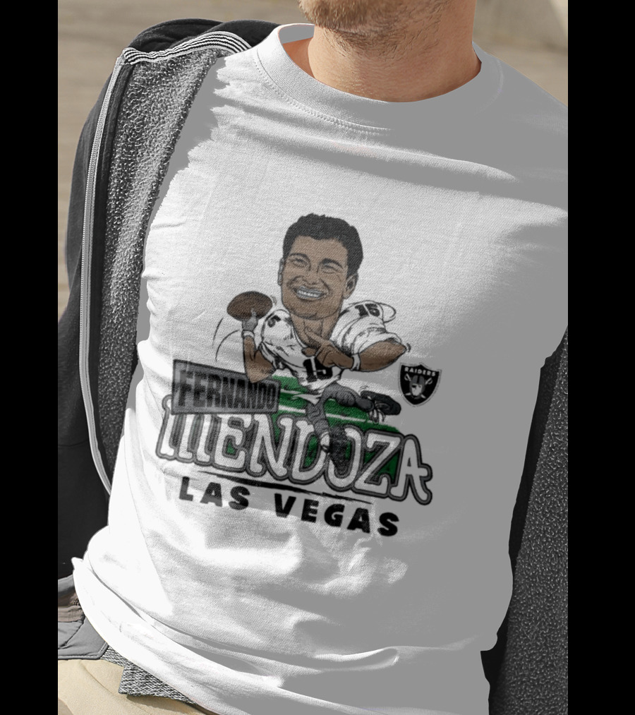 Las Vegas Raiders Fernando Mendoza Football Player T-Shirt