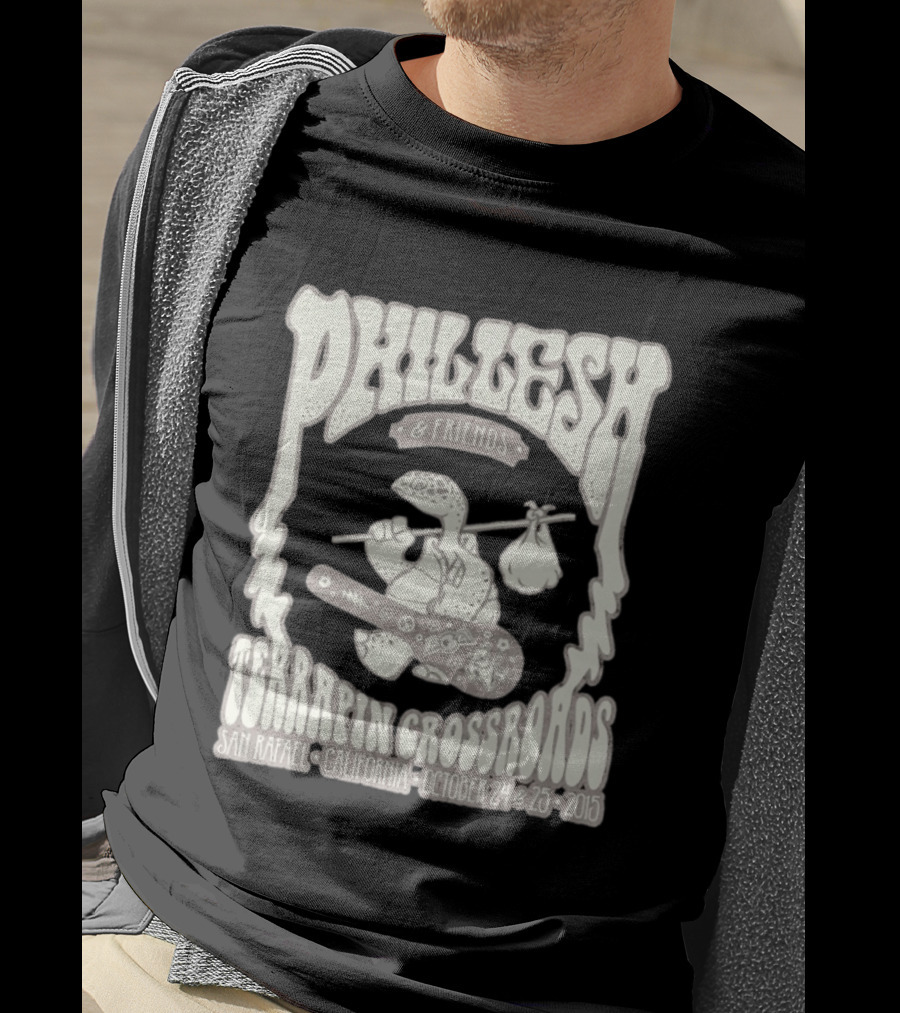 Phil Lesh And Friends Terrapin Crossroads San Rafael California October 24 25 2015 T-Shirt