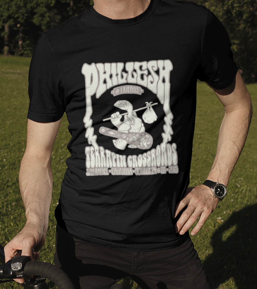Phil Lesh And Friends Terrapin Crossroads San Rafael California October 24 25 2015 T-Shirt