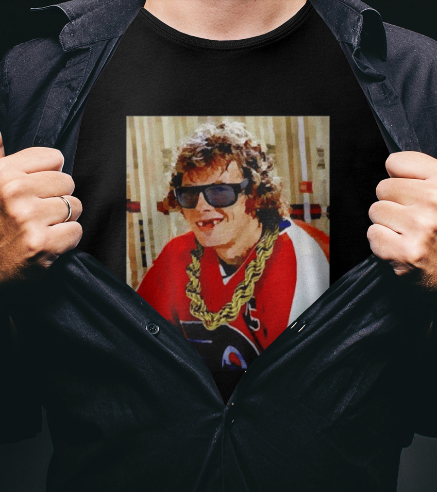 Philadelphia Flyers Bobby Clarke Retro Style Smile Iconic 1970s Nostalgia T-Shirt
