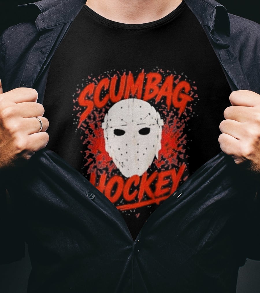 Philadelphia Scumbag Hockey Jason Voorhees Mask T-Shirt