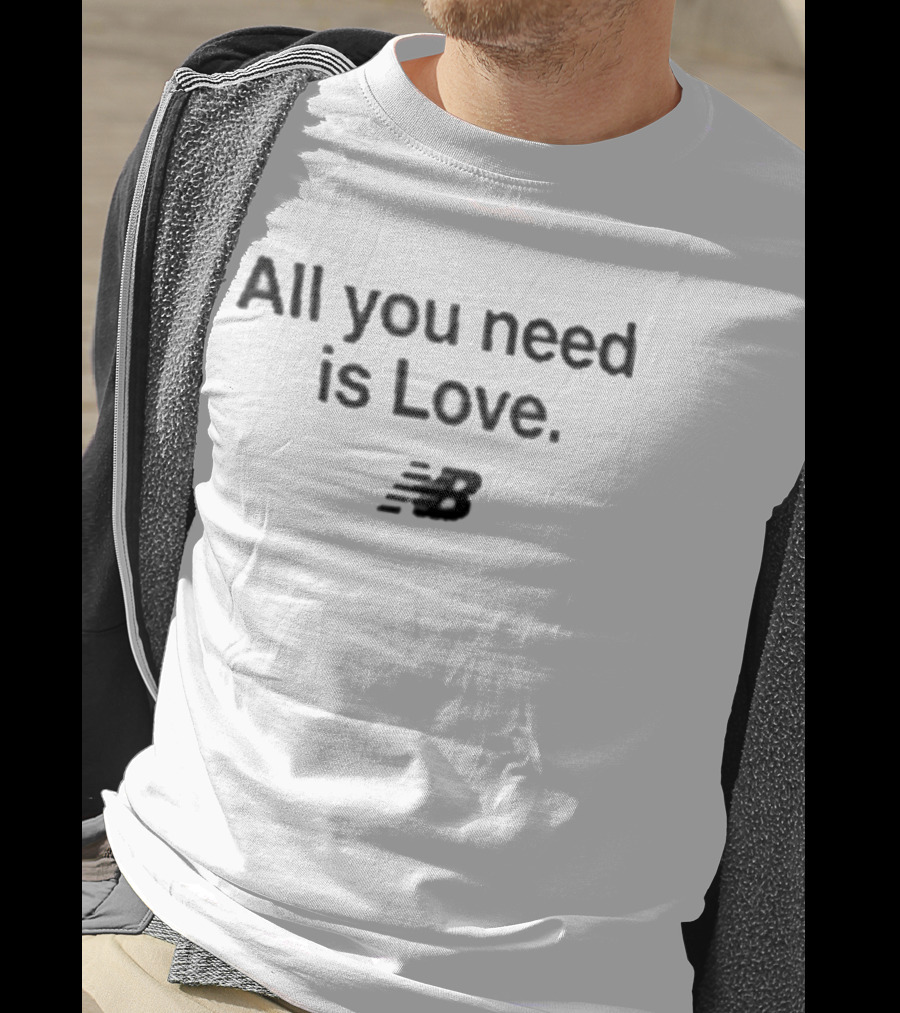 Notre Dame Fighting Irish All You Need Is Love New Balance T-Shirt