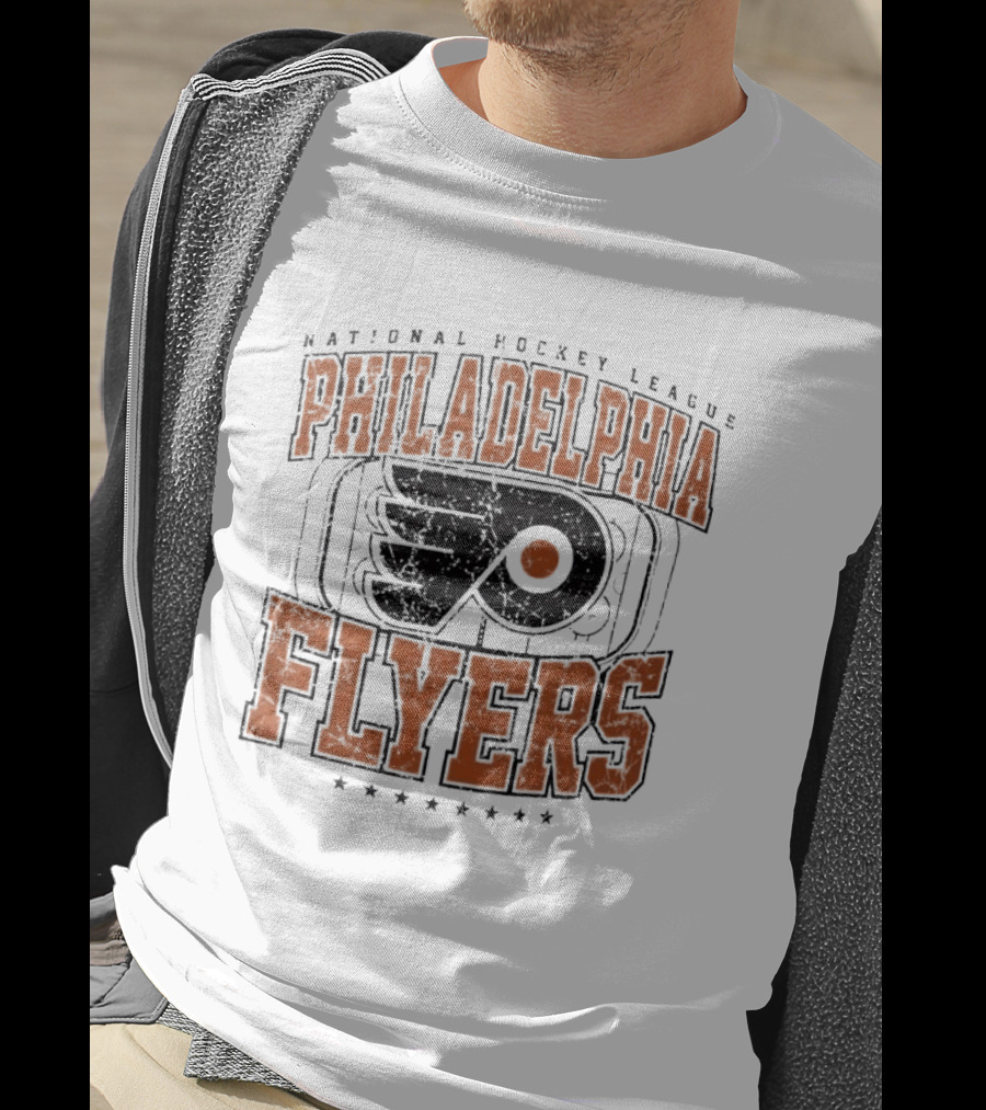 National Hockey League Philadelphia Flyers Distressed Rink T-Shirt