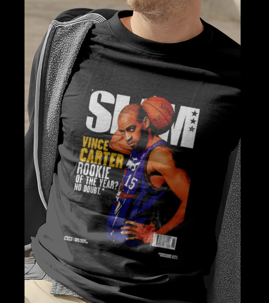 Slam Vince Carter Toronto Raptors Rookie Of The Year No Doubt T-Shirt