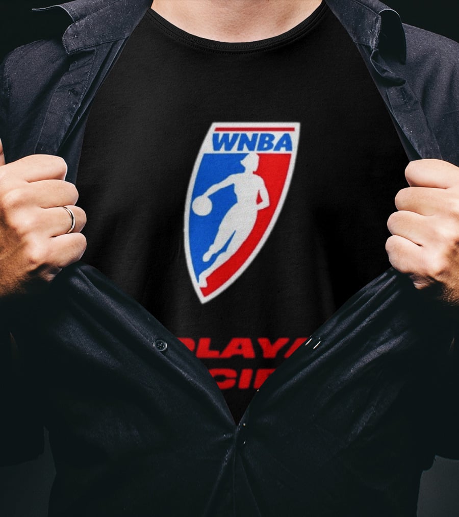 WNBA Playa Society Women's National Basketball Association T-Shirt