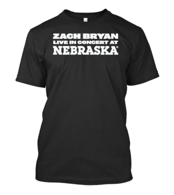 Zach Bryan Live In Concert At Nebraska 2026 T-Shirt
