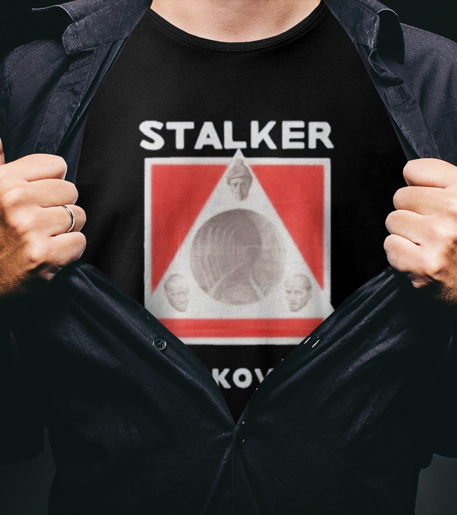 Stalker Film Tarkovski Triangular Faces T-Shirt