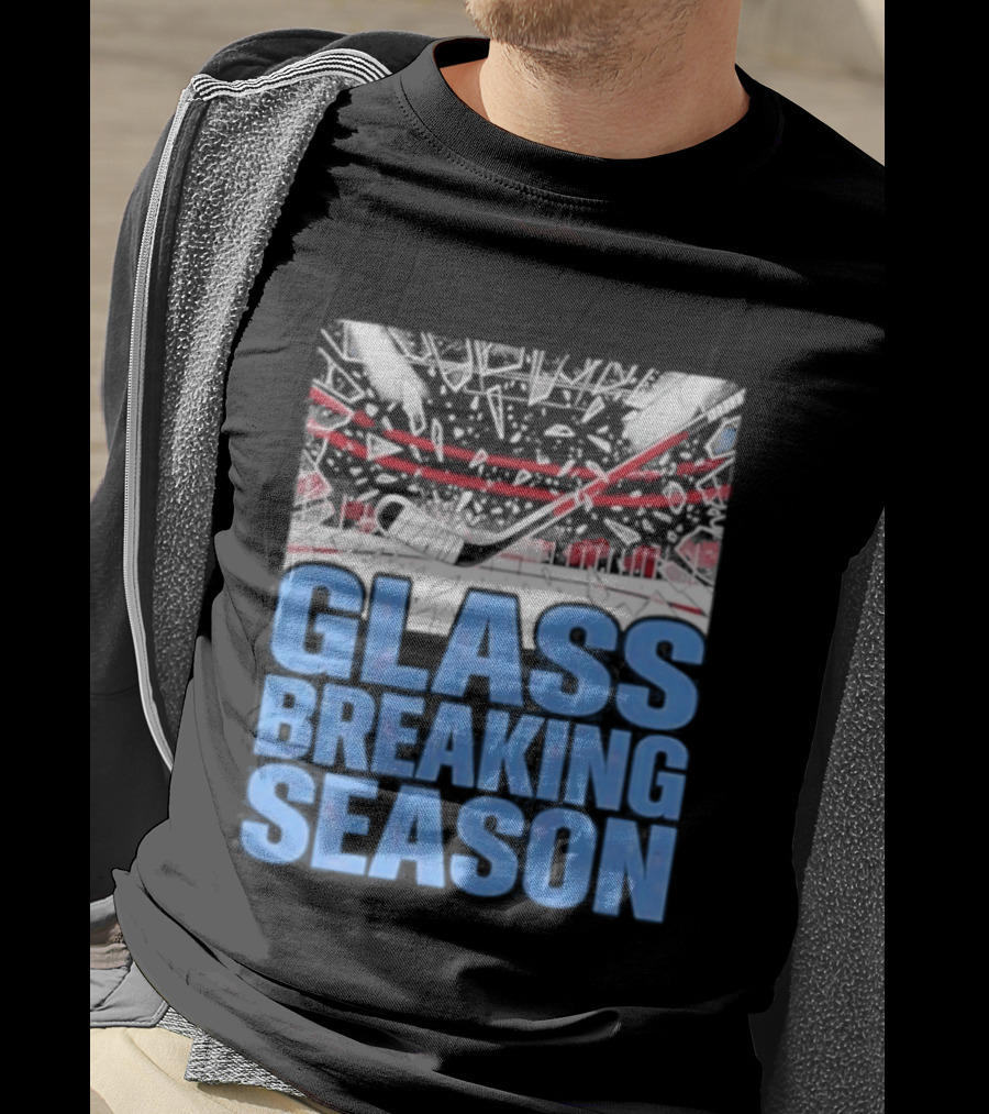 Colorado Avalanche Glass Breaking Season T-Shirt