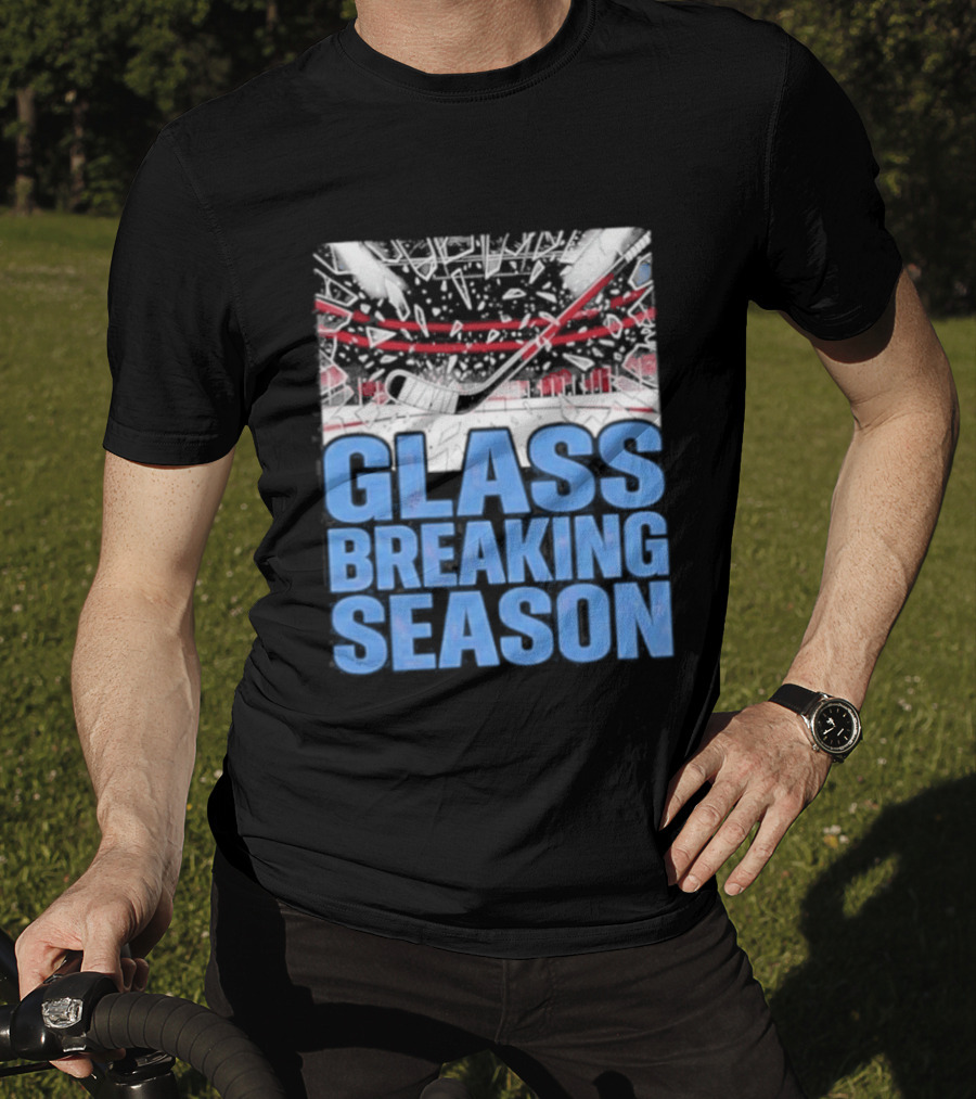 Colorado Avalanche Glass Breaking Season T-Shirt