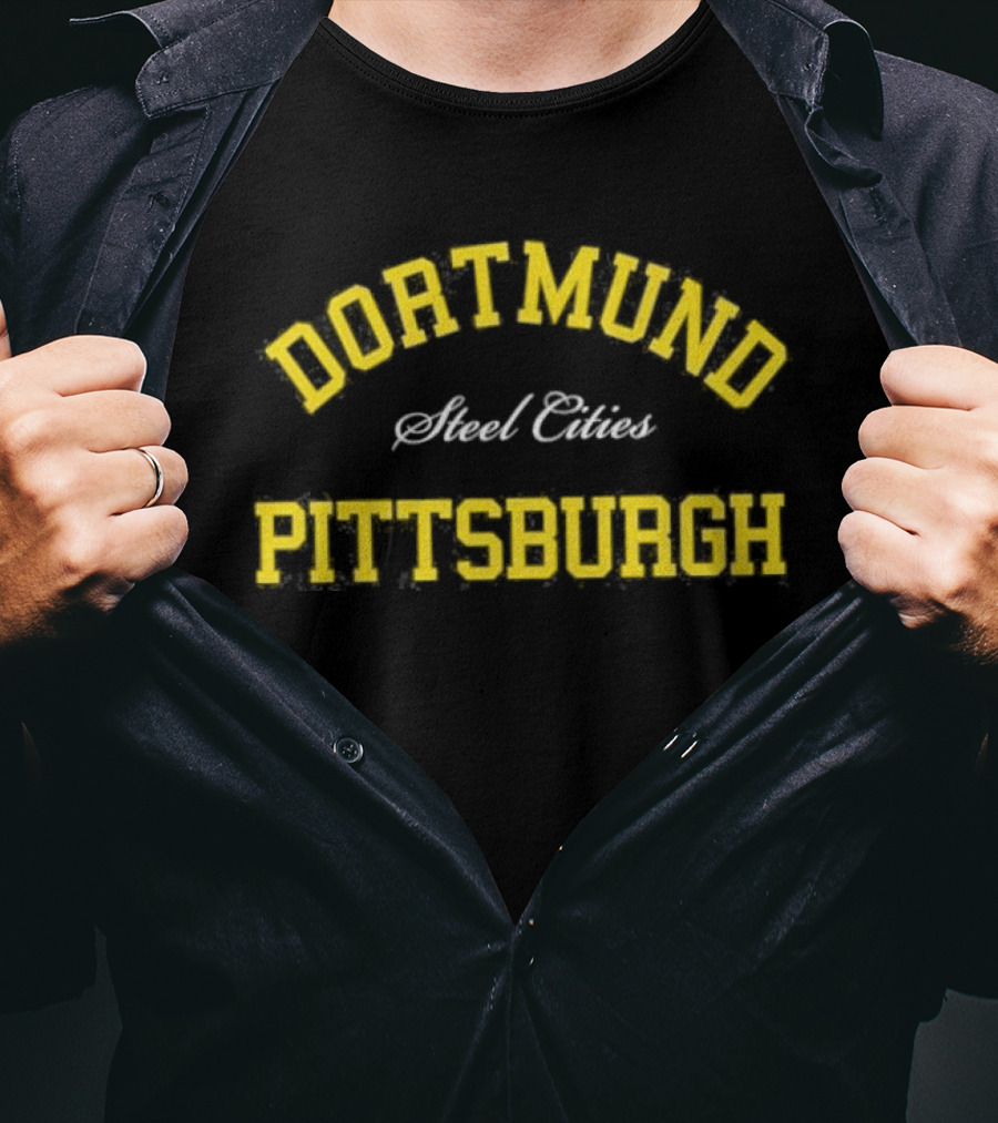 Dortmund Pittsburgh Steel Cities T-Shirt