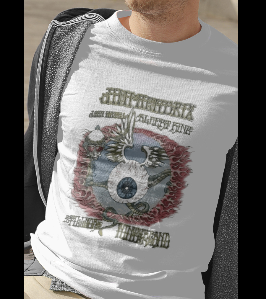 Swedish Concert 1967 Jimi Hendrix Experience Albert King John Mayall T-Shirt