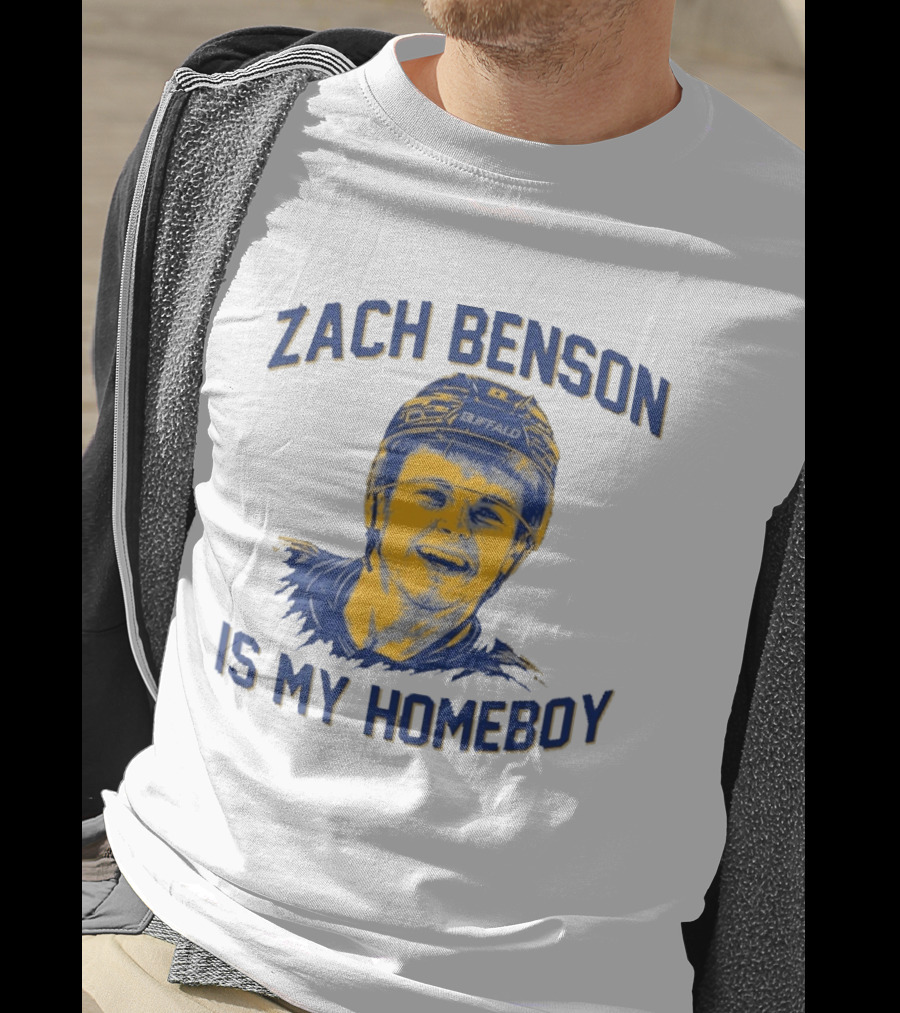 Zach Benson Is My Homeboy Buffalo Hockey Fan T-Shirt