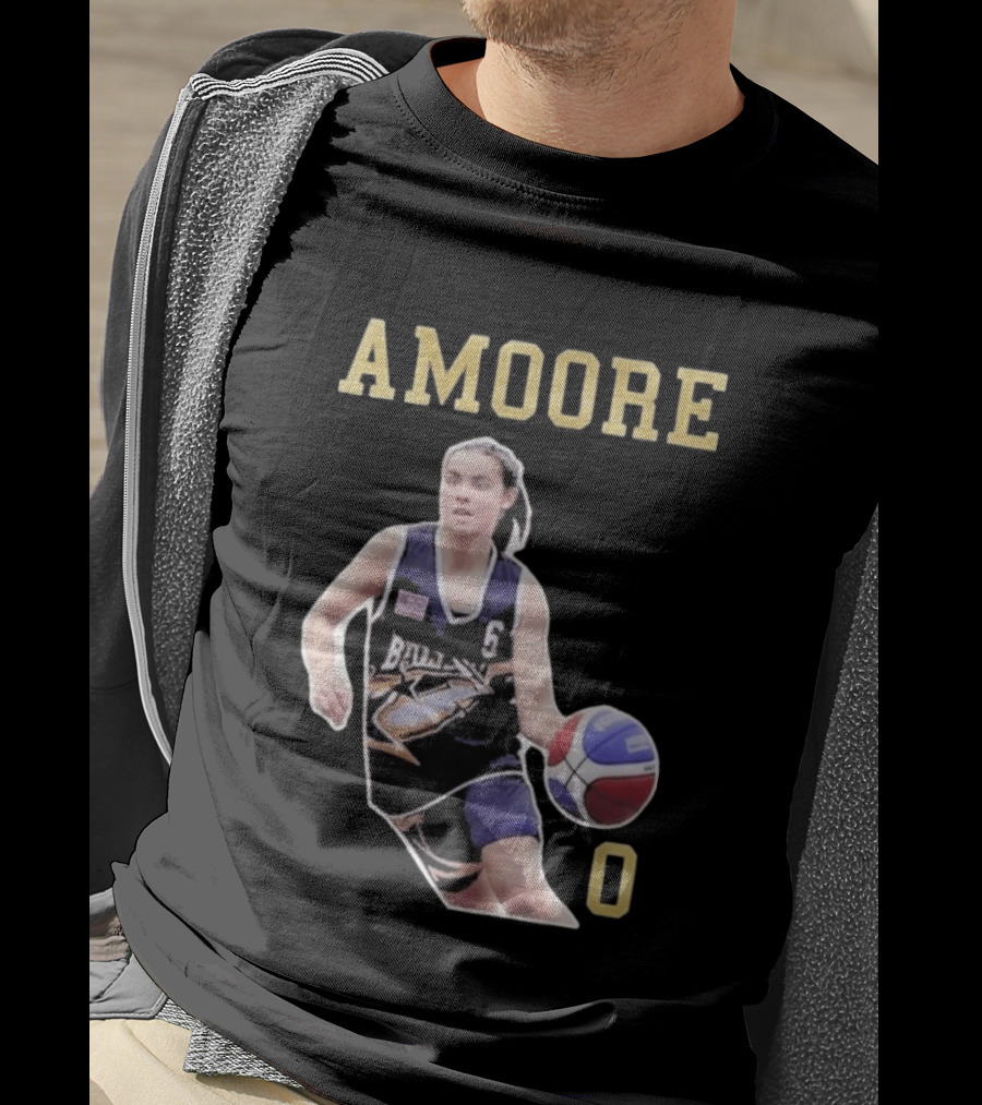 Amoore Bulls Basketball Player Jersey Number 0 T-Shirt