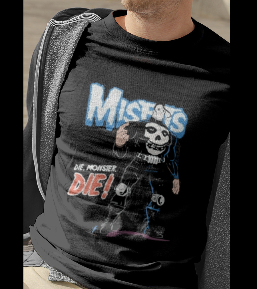Misfits Die Die My Darling Skeleton Warrior T-Shirt