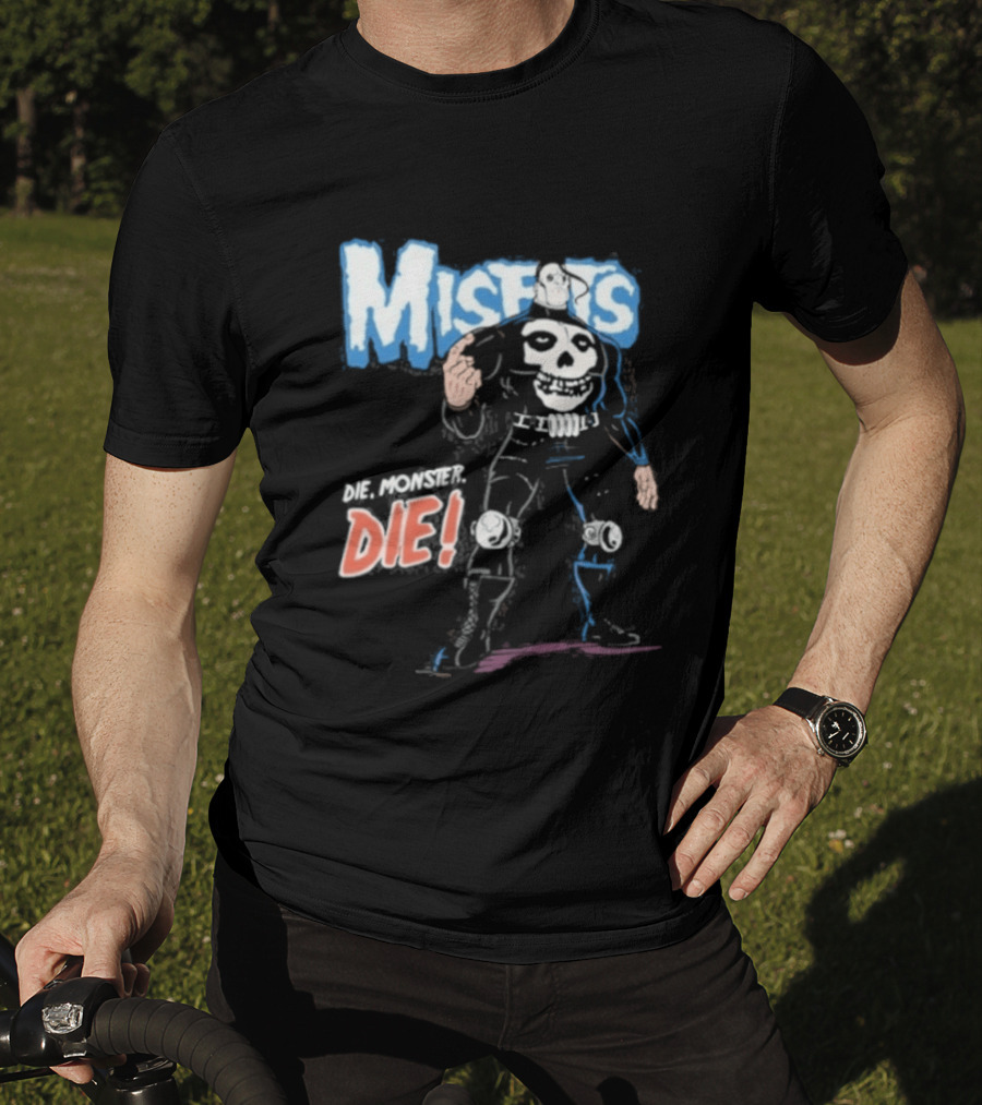 Misfits Die Die My Darling Skeleton Warrior T-Shirt
