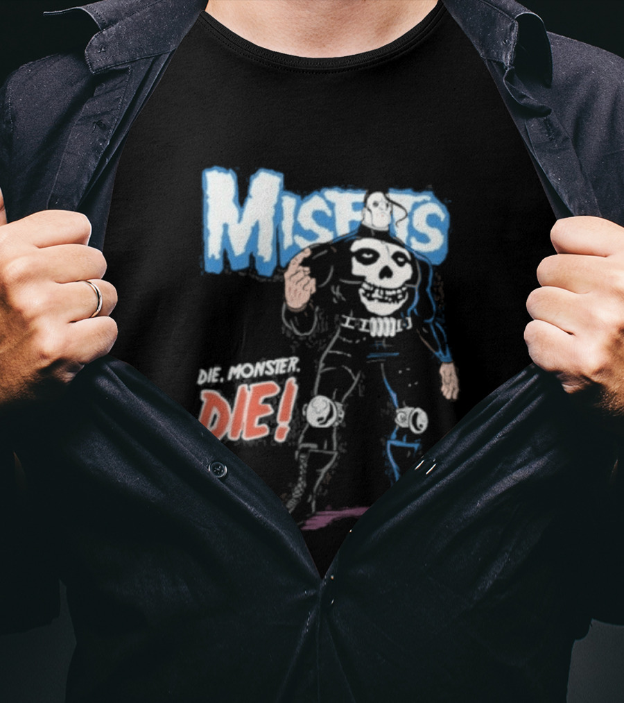 Misfits Die Die My Darling Skeleton Warrior T-Shirt