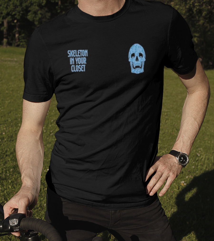 Skeleton In Your Closet Llof Blue Skull T-Shirt
