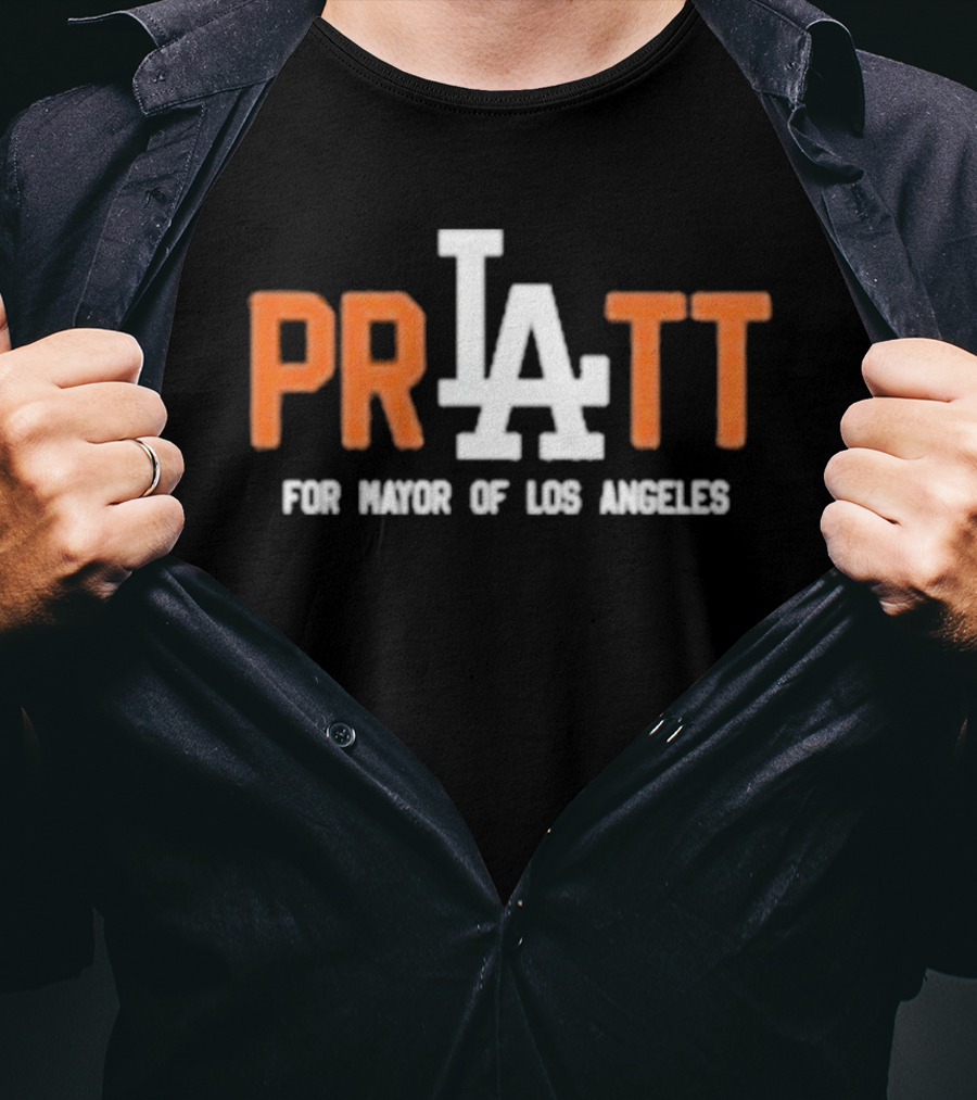 PRATT For Mayor Of Los Angeles LA Election Campaign T-Shirt