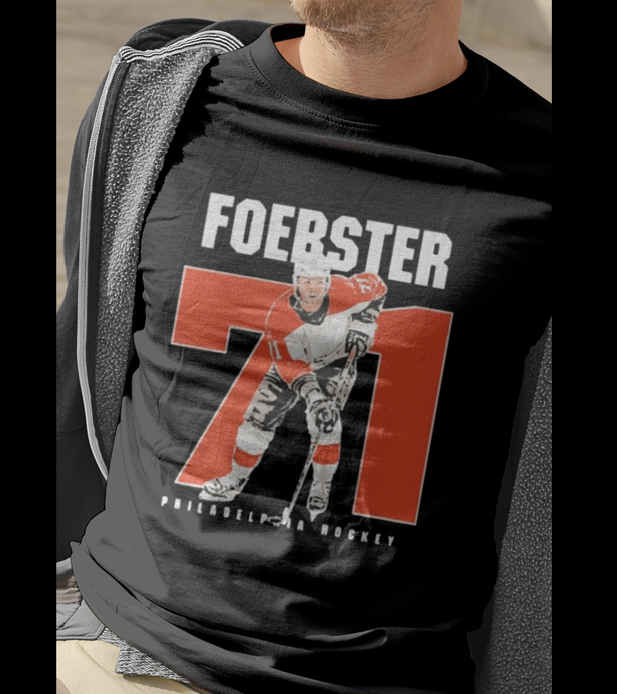 Tyson Foerster 71 Philadelphia Hockey Flyers T-Shirt