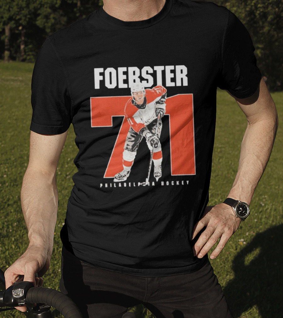 Tyson Foerster 71 Philadelphia Hockey Flyers T-Shirt