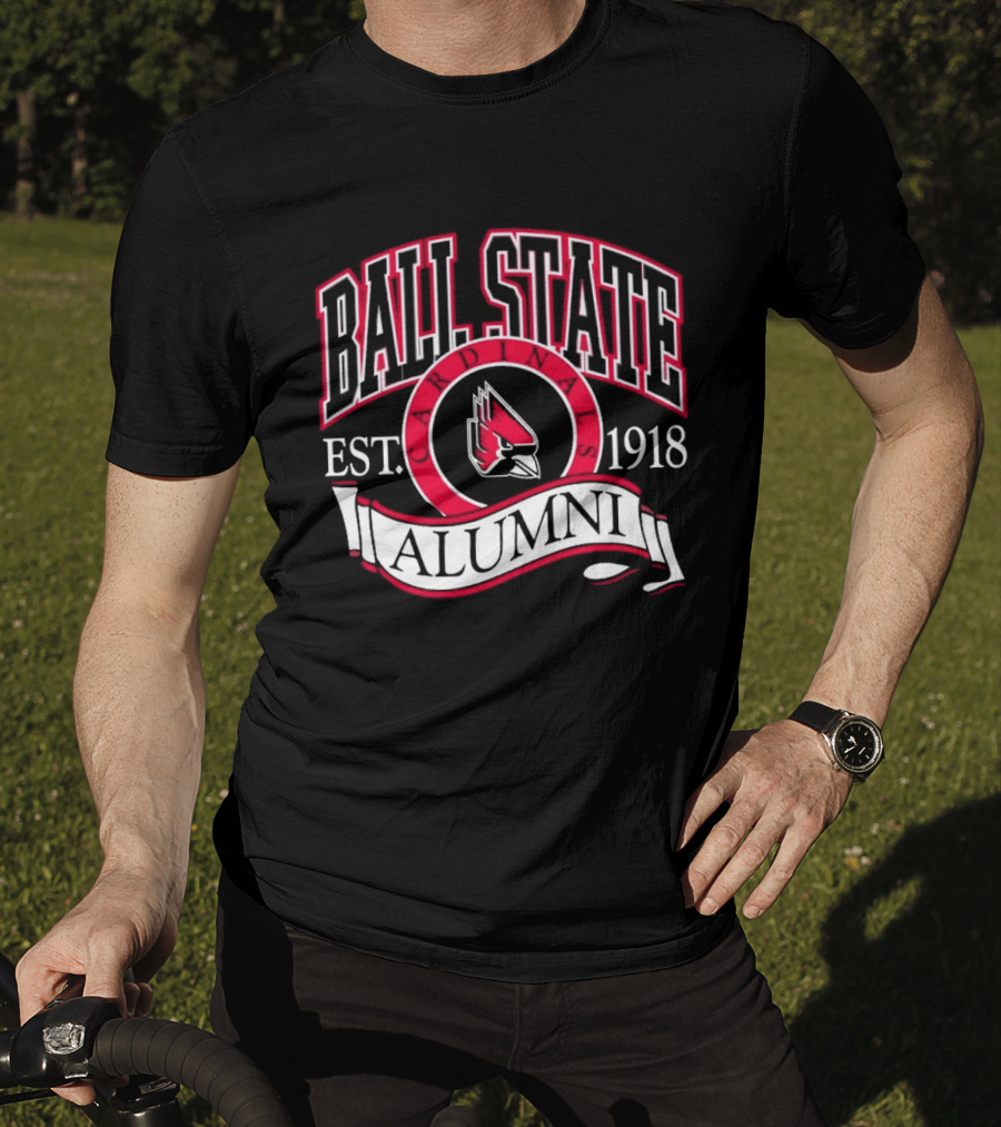 Ball State University Alumni Est. 1918 Cardinal T-Shirt
