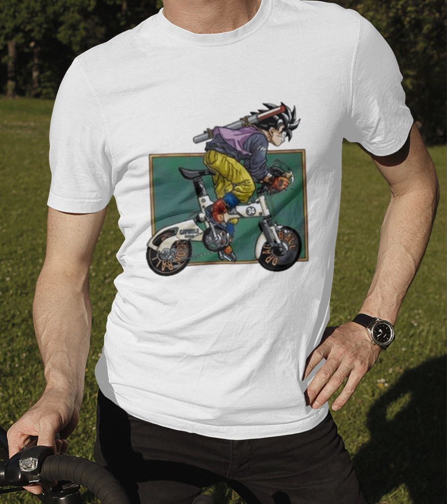 Dragon Ball Z Goku Limited Edition Cycling 34 Capsule Corp T-Shirt