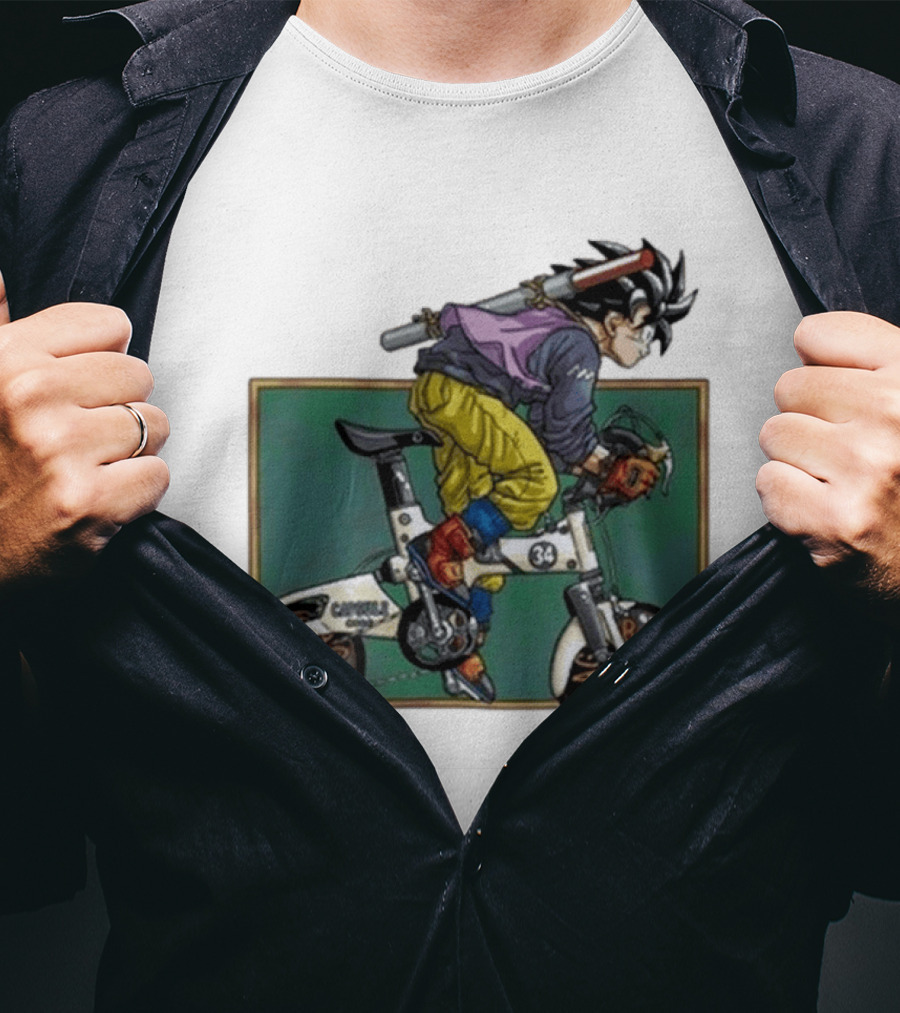 Dragon Ball Z Goku Limited Edition Cycling 34 Capsule Corp T-Shirt