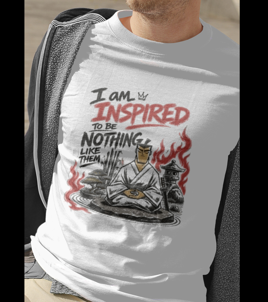 I Am Inspired To Be Nothing Like Them Third Eye Kingdom Be Different T-Shirt