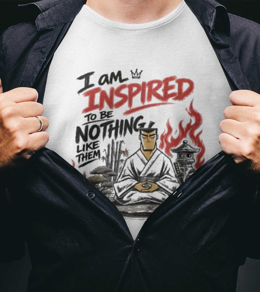 I Am Inspired To Be Nothing Like Them Third Eye Kingdom Be Different T-Shirt