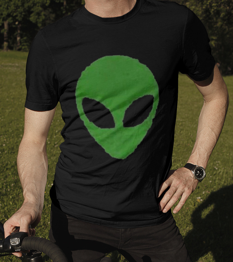 Margo Millet Alien Green Face Money Troubles T-Shirt