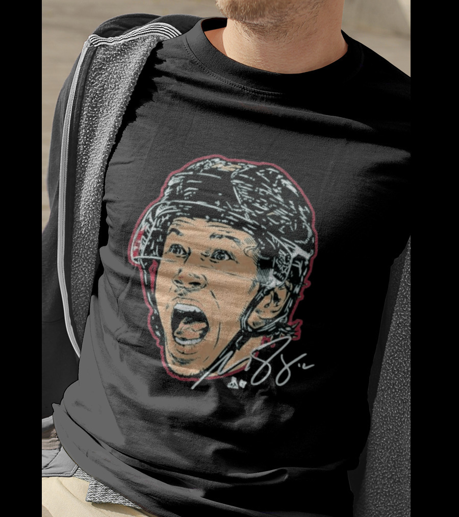 Matt Boldy 12 Swag Head Hockey Player Autograph T-Shirt