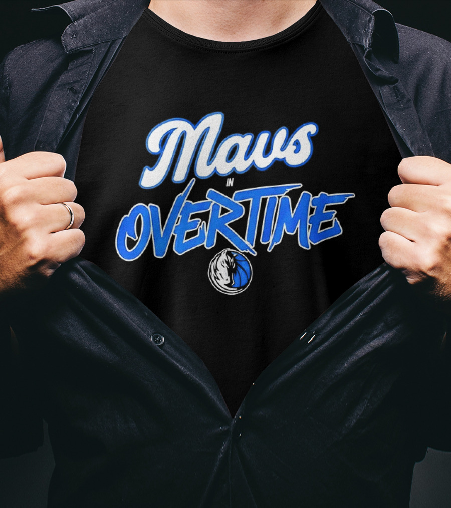 Mavs Overtime Dallas Mavericks Basketball Event T-Shirt