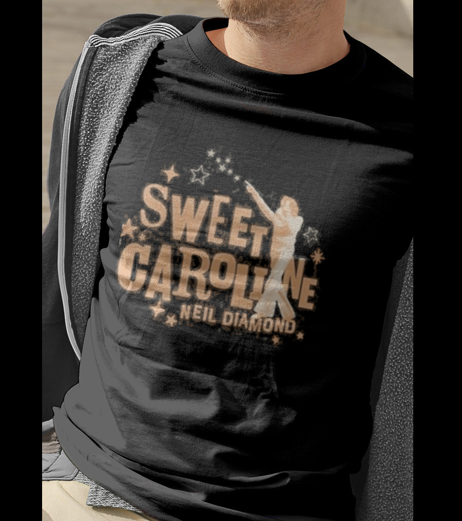 Sweet Caroline Neil Diamond Vintage Style Retro Aesthetic T-Shirt