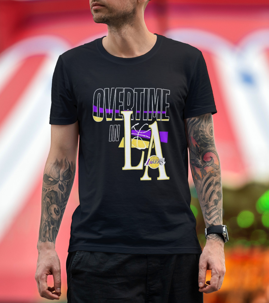 Overtime In LA Lakers Basketball T-Shirt