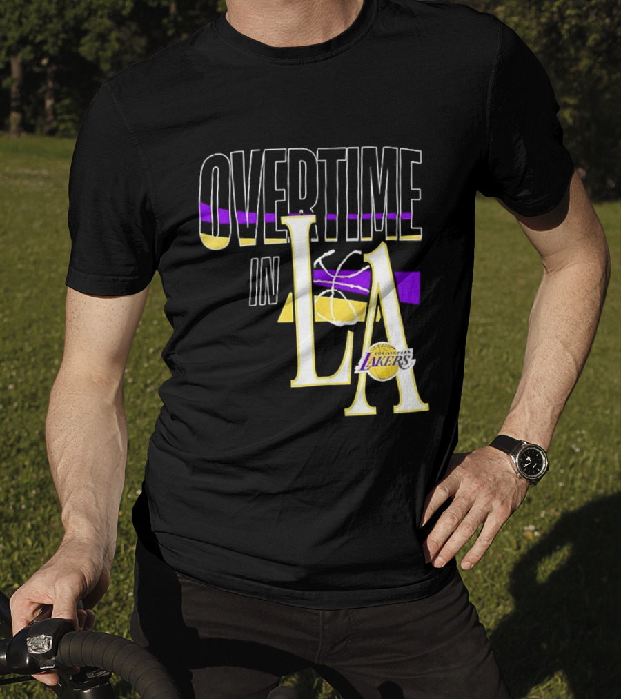 Overtime In LA Lakers Basketball T-Shirt