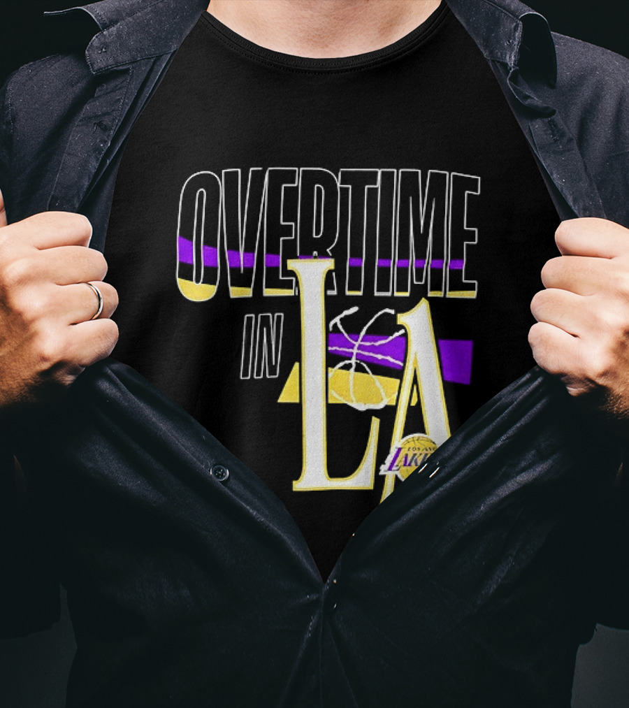 Overtime In LA Lakers Basketball T-Shirt